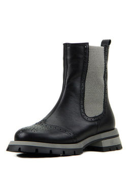 Челси EDART 360.P.1540 bl/gr. black/grey/байка
