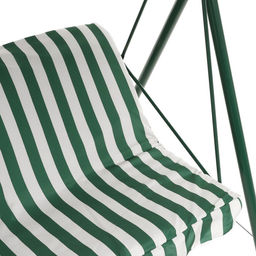 Качели садовые «Адлер», 175×150×120 см, максимальная нагрузка 150 кг, зелёные