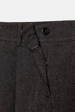 MID-WAIST TROUSERS WITH PLEATS AND ELASTICATED BACK - Zara фото 9