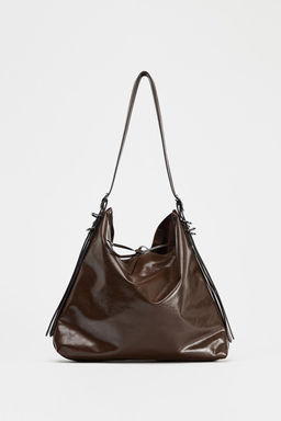 BUCKET BAG WITH BUCKLE DETAIL - Zara фото 3
