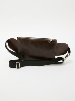Мужская поясная сумка CALZETTI ADAM R Артикул 2419613, коричневый  фото 5