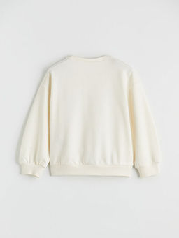 Bisiklet Yaka Kuromi Bask?l? K?z ?ocuk Sweatshirt