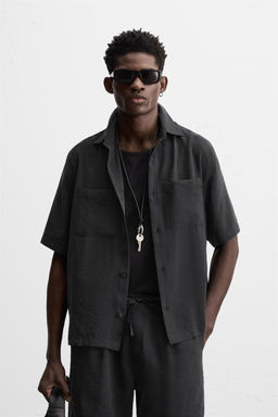 RELAXED FIT FLOWING SHIRT - Zara фото 2