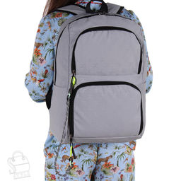Рюкзак женский текстильный 491PW l.gray Sikale в Новосибирске