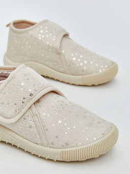 Y?ld?z Desenli K?z Bebek Panduf