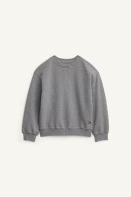 PLAIN SWEATSHIRT WITH EMBROIDERED FOX LIMITED EDITION - Zara фото 5
