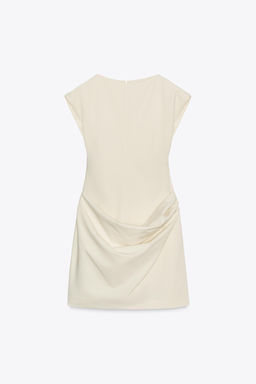 SHORT DRESS WITH DRAPED FABRIC - Zara фото 4