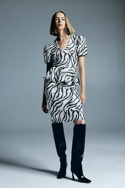 Falda de tubo con estampado de lentejuelas - H&m фото 2