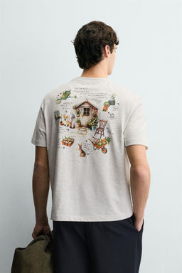 CONTRAST PRINT T-SHIRT - Zara фото 3