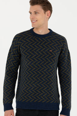 Мужской темно-синий свитер - U.s. polo assn фото 17
