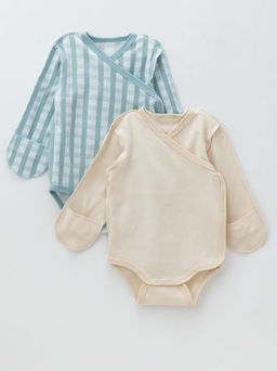 Комплект 2 предмета боди, бел/персик - Lesi kids фото 28