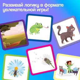 Развивающий набор «Логические цепочки», 60 карточек, 3+