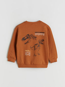 Dinozor Fig?rl? Erkek ?ocuk Sweatshirt 2li