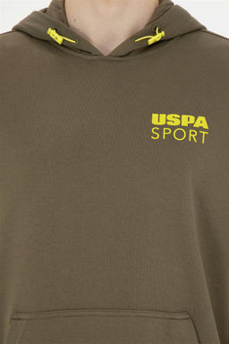 U. S. Polo Assn / Мужской свитшот цвета хаки - U.s. polo assn фото 7