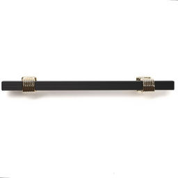 Ручка-скоба CAPPIO PK117, м/о 128 мм, цвет черный