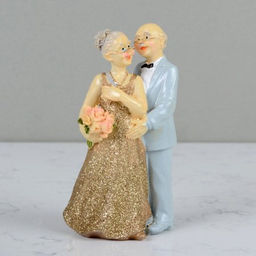 Фигурка Золотая свадьба 11 см / FH-05 /уп 2/192/ - Галеонтрейд фото 3