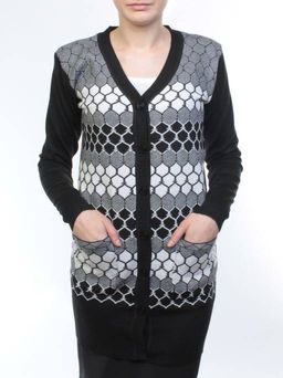 8503 Кардиган женский (80% хлопок, 20% anti-pillfibre) - Фабричный китай фото 2