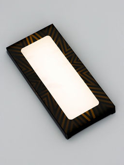 Цена за 5 шт. Подарочная коробка под плитку шоколада, с окном, Настоящему мужчине, 17.1?8?1.4 см