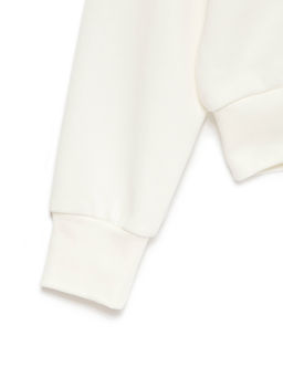CONTE Белый свитшот из ультрамягкого хлопка LD 1106 off-white