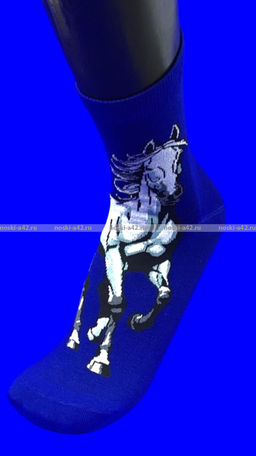 Цена за 10 пар.Носки универсальные ЦВЕТНЫЕ Символ 2026 года арт. 7134