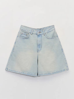 Джинсовые шорты А-силуэта ZR2605092321-101 / Zarina