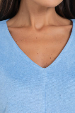 Платье Теплые объятия (вельвет,небесный) - Diolche фото 7