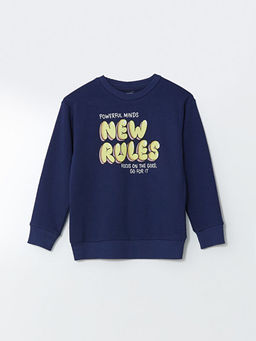 Bisiklet Yaka Erkek ?ocuk Sweatshirt