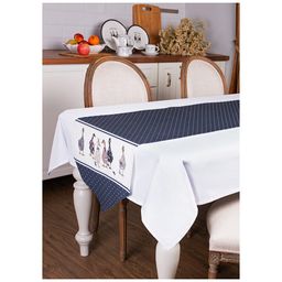 ДОРОЖКА НА СТОЛ FAMILY FARM, 45Х188СМ,СИНИЙ,100