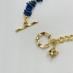 Браслет из Лазурита с цепочкой 17,5 см