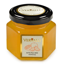Мармелад Апельсин ТМ VERVALLI в банке 120 гр