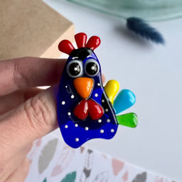 Брошь Курочка - Стрекоза фото 2