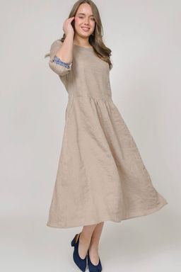 Платье 100% лен