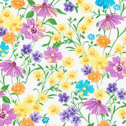 Ткань для пэчворка PEPPY WILDFLOWERS ФАСОВКА 50 x 55 см 122 г/кв.м 5 100% хлопок