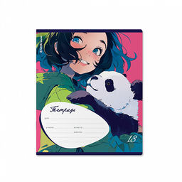 Цена за 10 шт. Тетрадь школьная ученическая ErichKrause Panda Hugs, 18 листов, линейка (в плёнке по 10 шт.)_MIX-PACK  фото 7