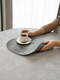 Салфетка сервировочная 45х32 серый ПВХ