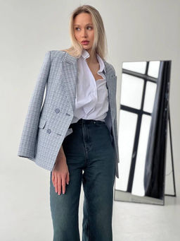 Пальто-пиджак женское демисезонное