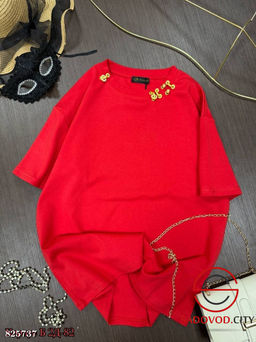 Футболка женская однотонная