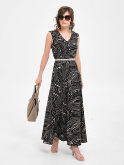 Платье с принтом