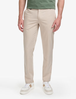 Bej Slim Fit Esnek Bel Klasik Jogger Pantolon