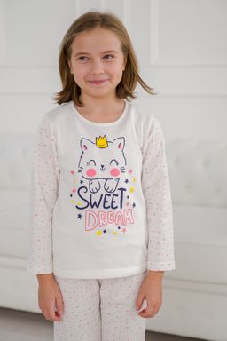 Пижама подростковая из футера Кисонька звездный - Амадэль фото 5