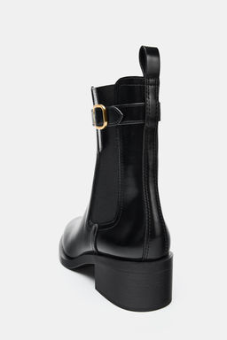 BUCKLE DETAIL ANKLE BOOTS - Zara фото 5