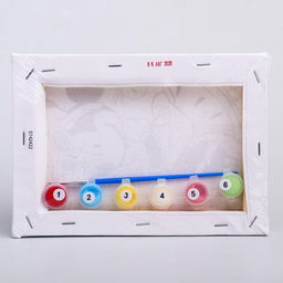 Картина по номерам для детей Минни Маус, 21?15 см