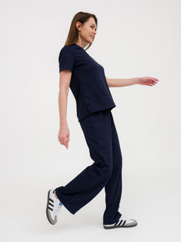 Костюм женский из лапши Леопард темно-синий - Амадэль фото 17