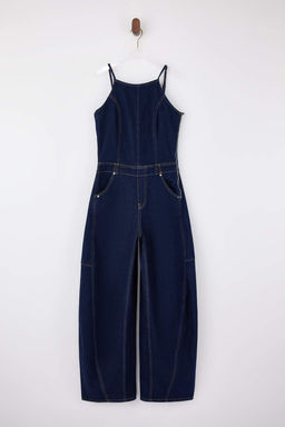 Mavi Ask?l? Az Esnek Baggy Fit Denim Tulum TWOSS26TU00001