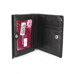 Кошелек женский натуральная кожа Henghuang-AE 209, 4отд, 6карм, черный SALE 250231