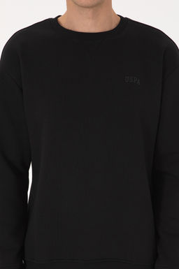 Erkek Siyah Basic Sweatshirt - U.s. polo assn фото 6