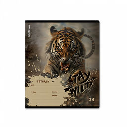Цена за 10 шт. Тетрадь школьная ученическая ErichKrause Stay Wild, 24 листа, клетка (в плёнке по 10 шт.)_MIX-PACK фото 3