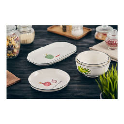 Блюдо сервировочное Walmer Salad 30.5х15 см, цвет белый  фото 4