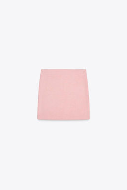 PLAIN KNIT MINI SKIRT - Zara фото 5
