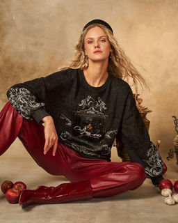 Свитшот из футера варёнка с принтом Сказка SFS001 - Sahar art lab фото 8